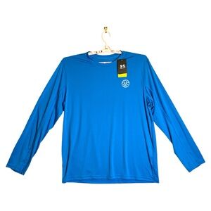 Under Armour Men's UA Fish Knit‎ Long Sleeve Pullover UA Fish, UPF 30, Size XL